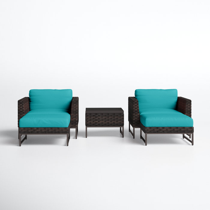 Joss and Main Nauvoo 5 Piece Seating Group with Cushions