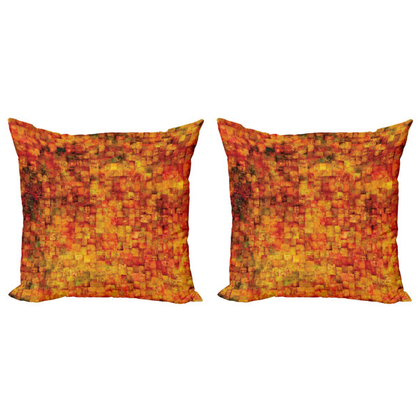 burnt orange pillows