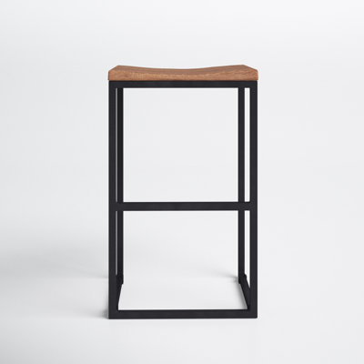 Presley Solid Wood Stool by Joss and Main