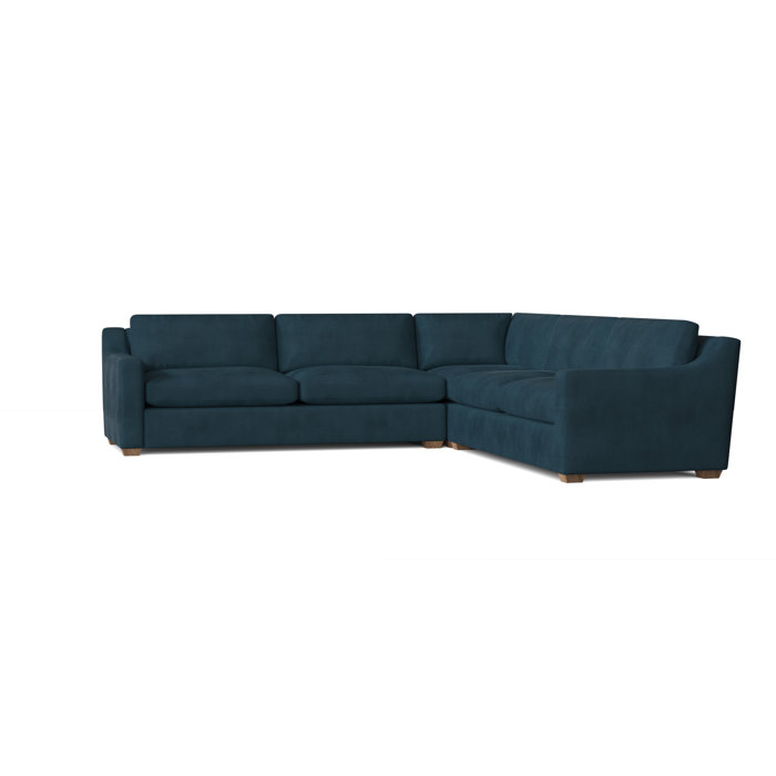 Joss and Main Melanie 133" Wide Symmetrical Corner Sectional