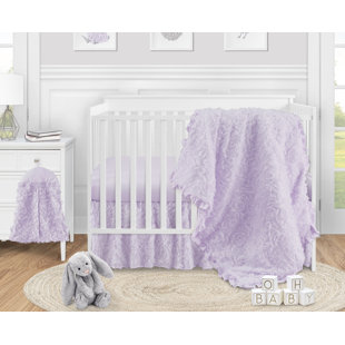 dusty rose nursery bedding