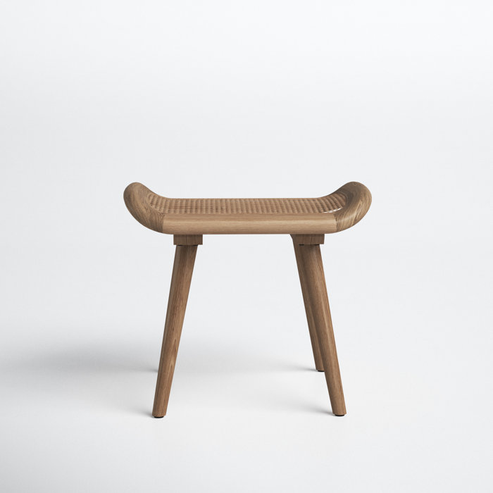 Joss and Main Geena Solid Wood Utility Stool