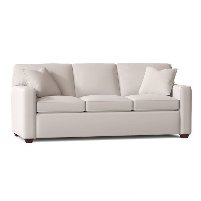 Ebern Designs Lesley 87" Square Arm Sofa Bed with Reversible Cushions