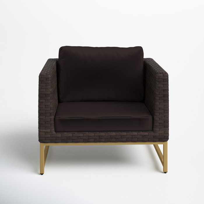 Joss and Main Patio Chair with Cushions