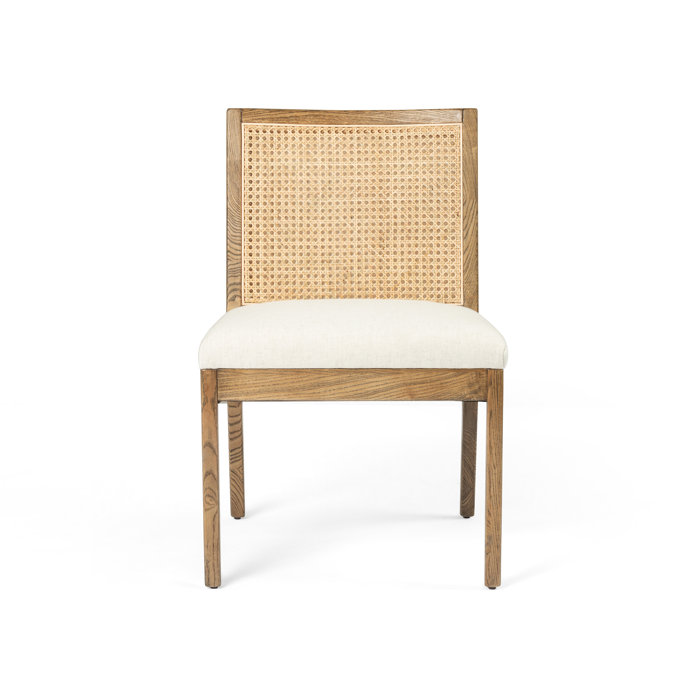 Wade Logan Mali Side Chair in Natural/Off White