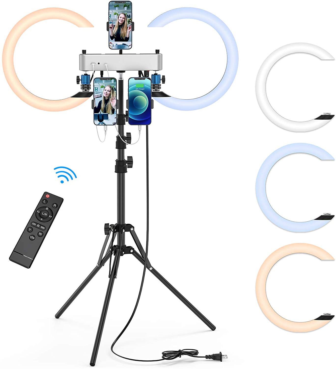 Benlet Portable USB Charge LED Camera Phone Photography Selfie Ring Light On-Camera Video Lights Benlet Portable USB Charge LED Camera Phone Photography Selfie Ring Light On-Camera Video Lights