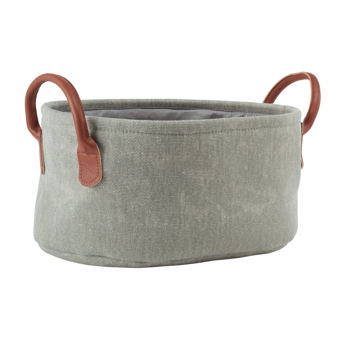 York Fabric Basket gray