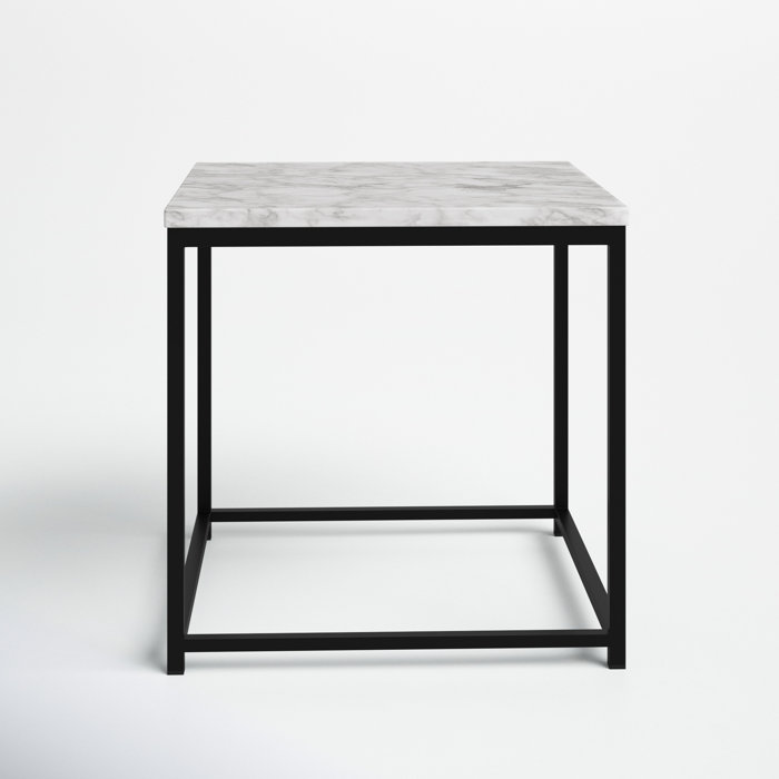 Joss and Main Lena Marble Top End Table