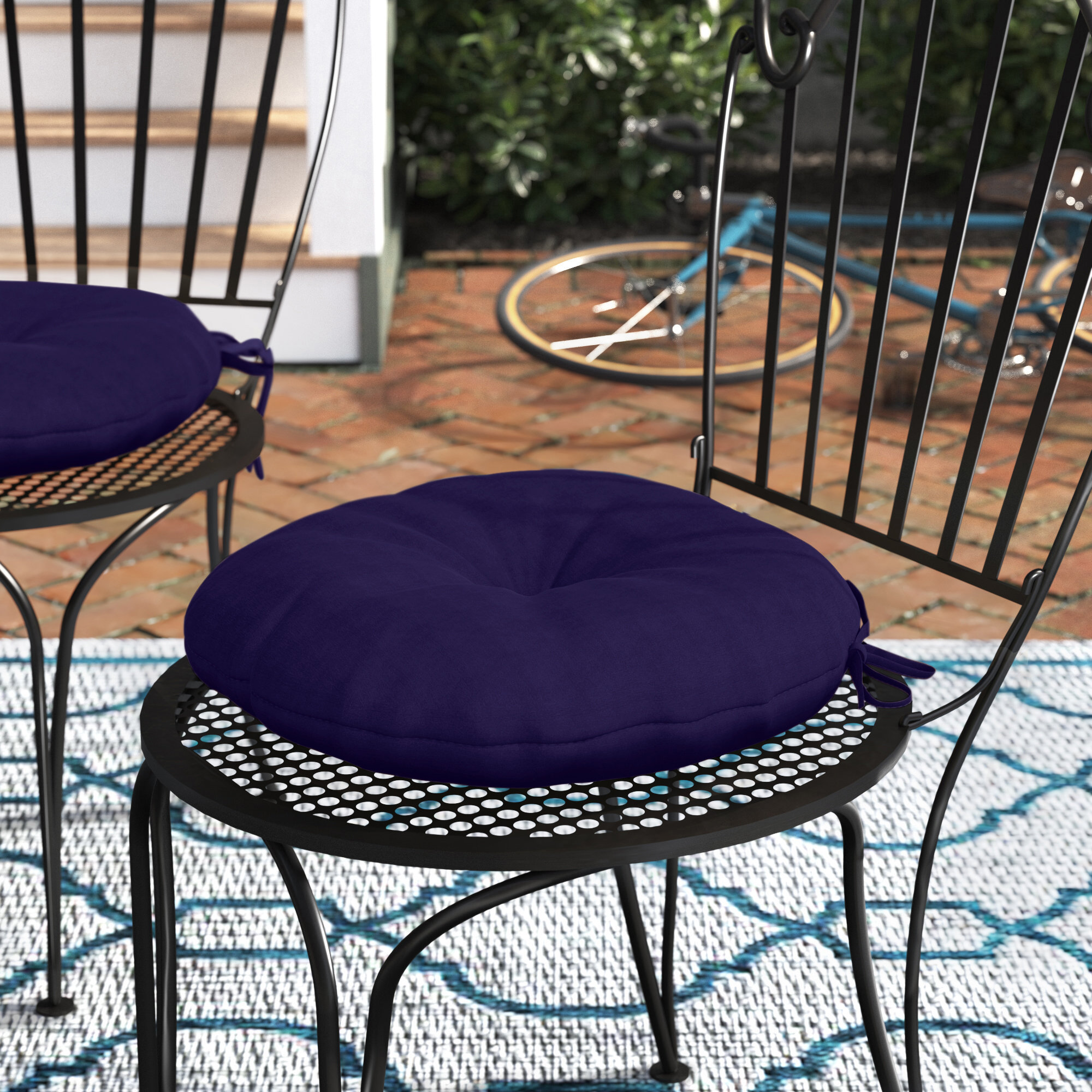 outdoor bistro chair pads