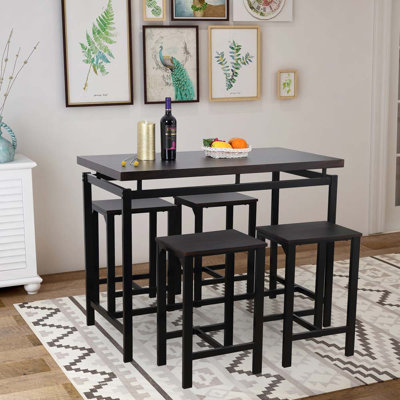 Bhteri 5 - Piece Counter Height Dining Set