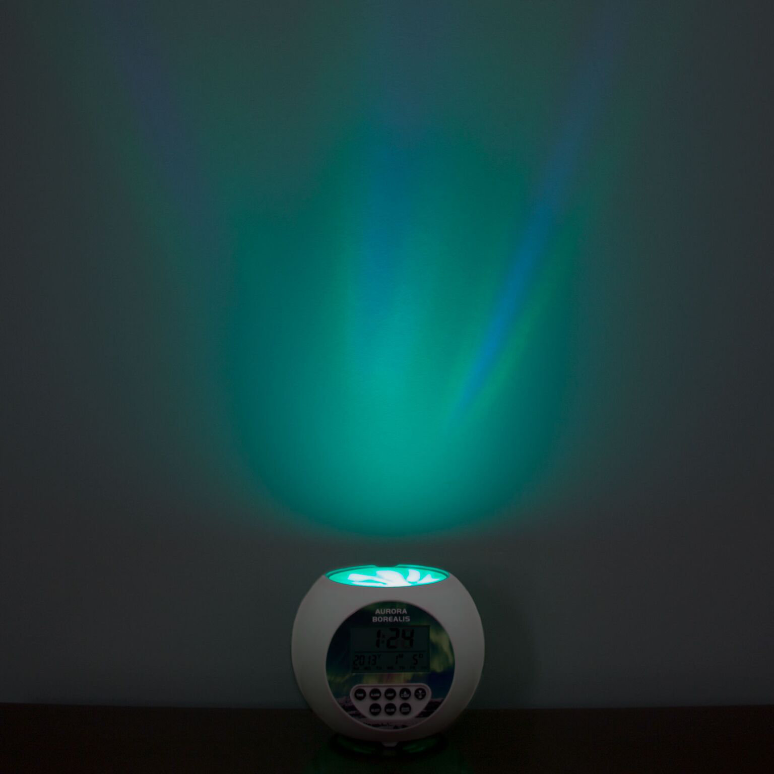 Ctgbrands Aurora Borealis Projector 2 Light Tabletop Clock Reviews Wayfair