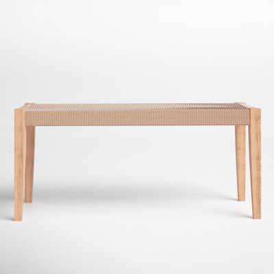 Alistair Solid Wood Bench by Joss and Main