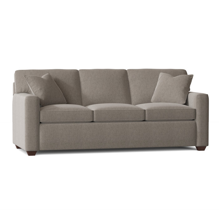 Ebern Designs Lesley 87" Square Arm Sofa Bed with Reversible Cushions