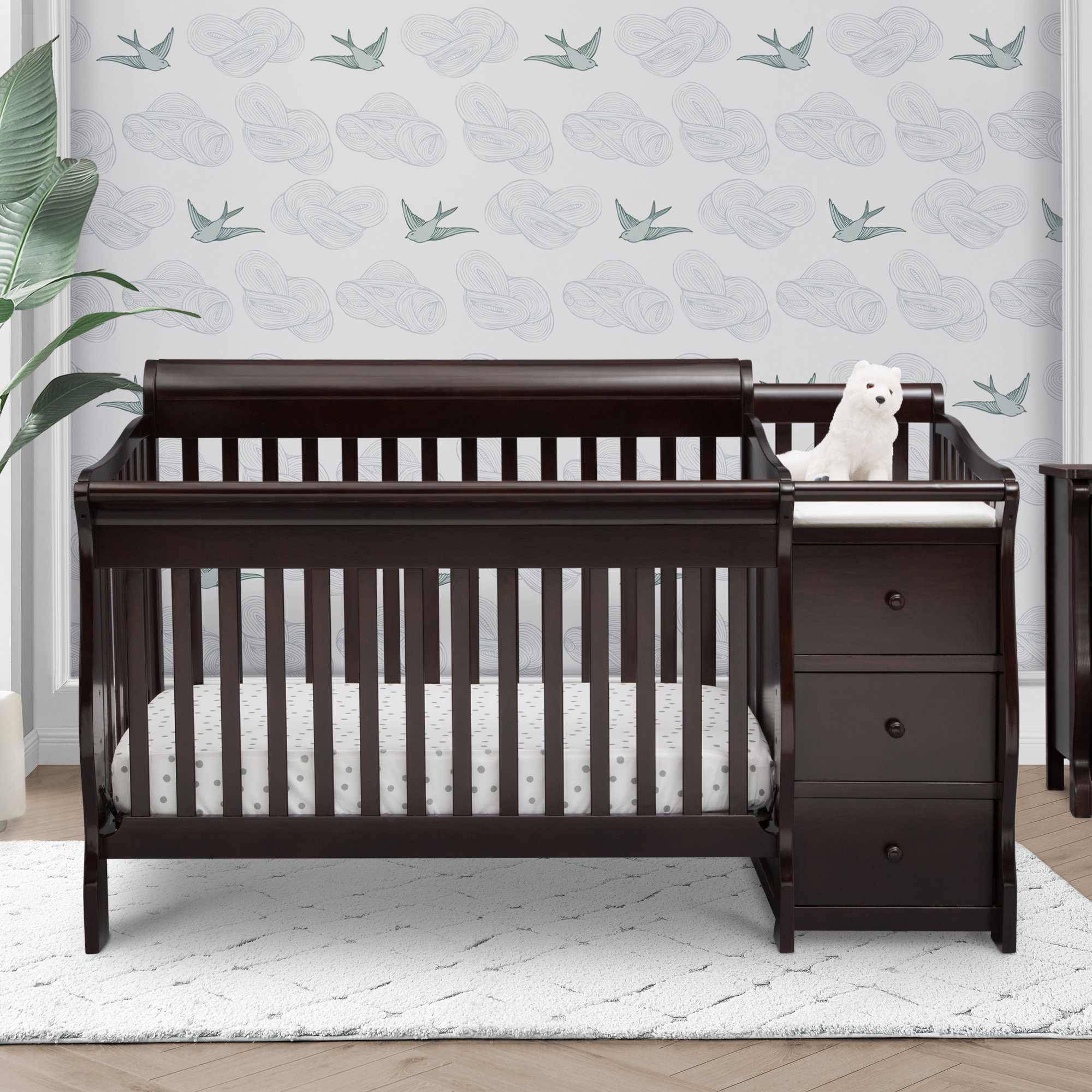 delta crib changing table combo