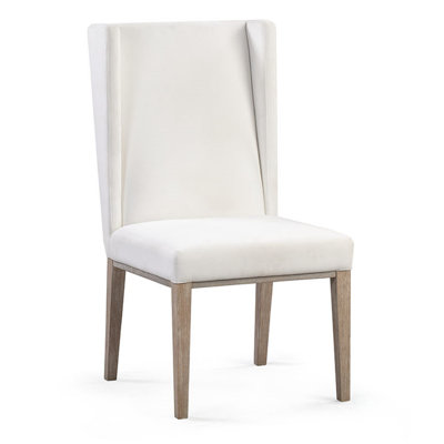 Vipin Upholstered Wingback Side Chair by Wade Logan