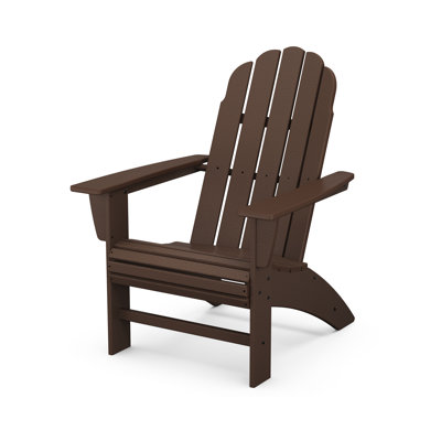 Vineyard Curveback Resin Adirondack Chair by POLYWOOD