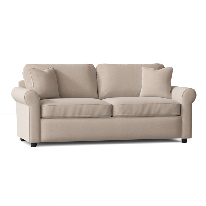 Lark Manor Antoinette 82" Rolled Arm Sofa Bed Slipcovered