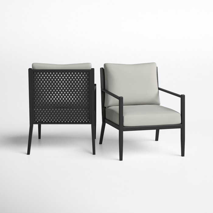 Joss and Main Fenaghy Patio Chair with Cushions