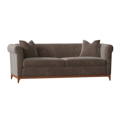 Steffens 89" Rolled Arm Sofa by Wade Logan