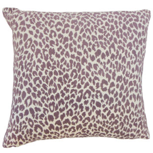 grey leopard print pillows