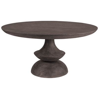 Solid Wood Pedestal Dining Table by Dakota Fields