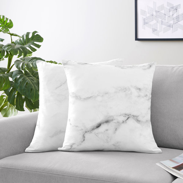 marble throw pillow