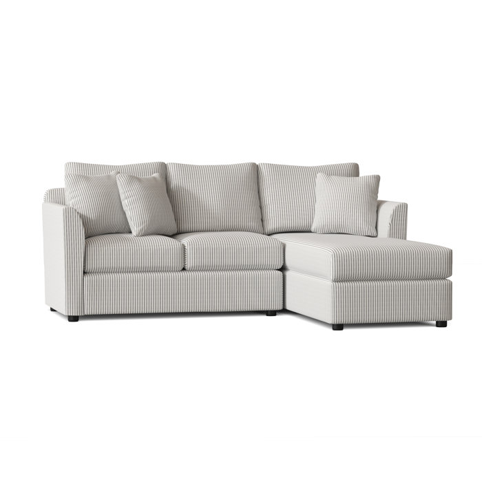 Wayfair Custom Upholstery Cecelia 84" Wide Sofa & Chaise