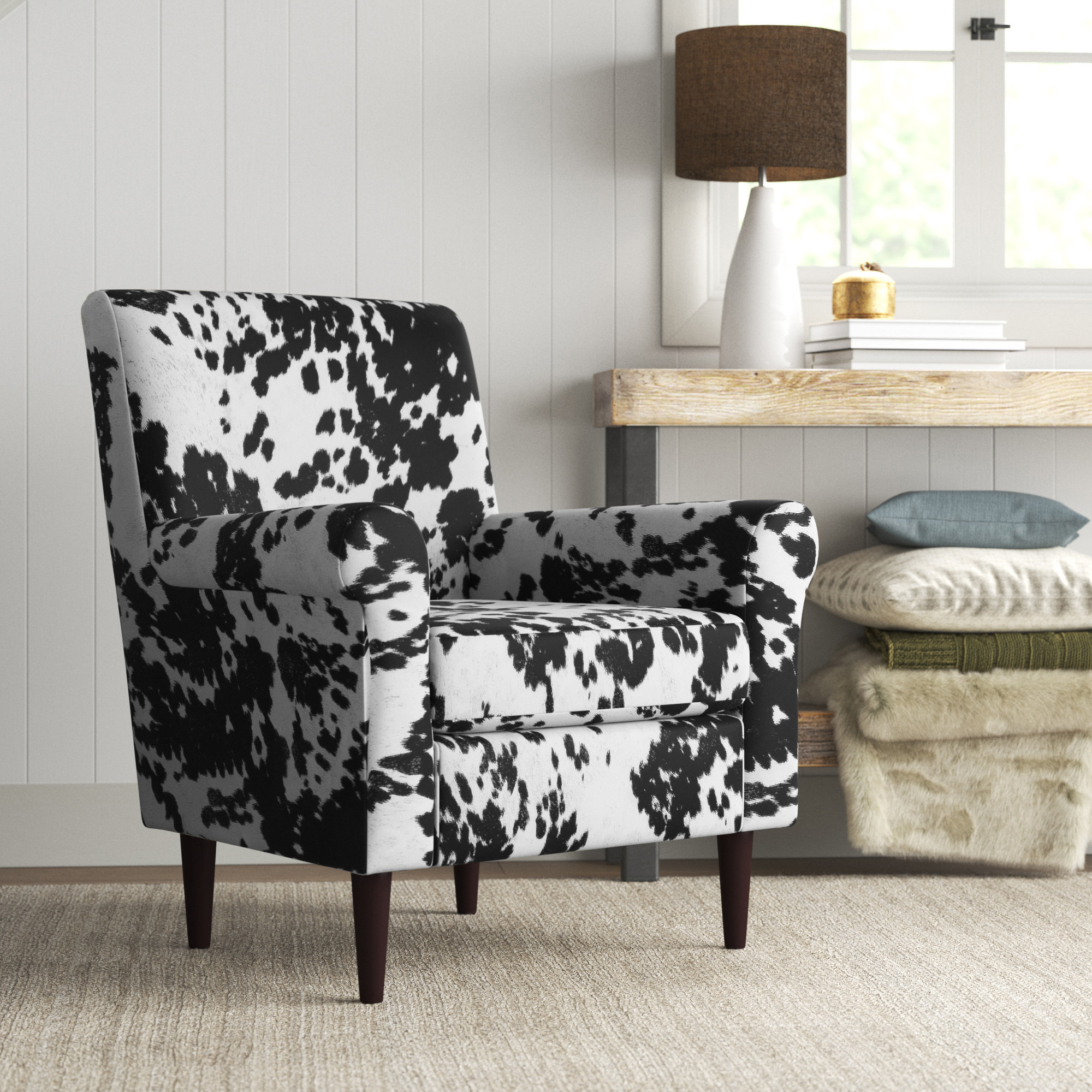dog pattern chair