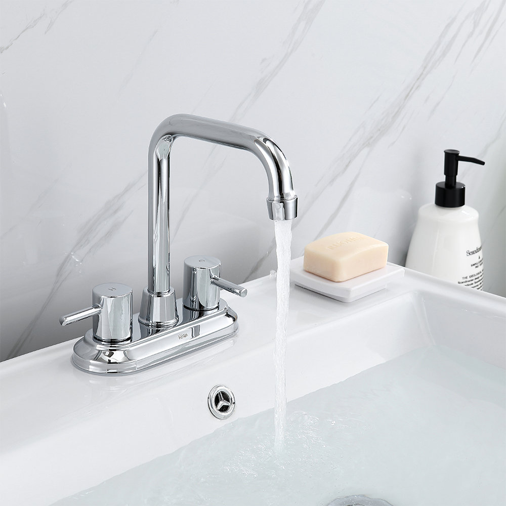 Homelody High Arc Spout Centerset Bathroom Faucet And Seal Technology Reviews Wayfair