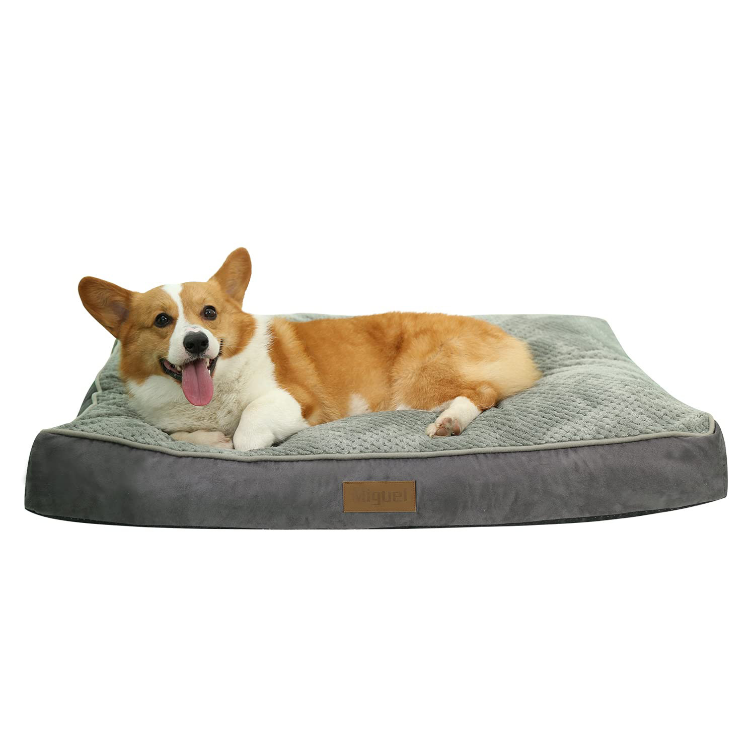 dog bed with removable pillow