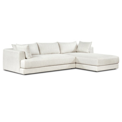 Kahn 122" Wide Sofa & Chaise by Joss and Main