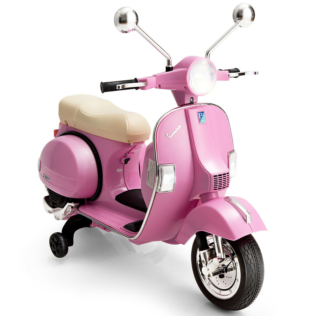 pink scooter motorcycle