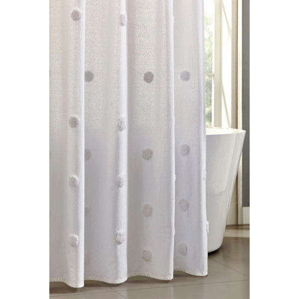 Futuristic Stall Shower Curtain Striped Web Forms 