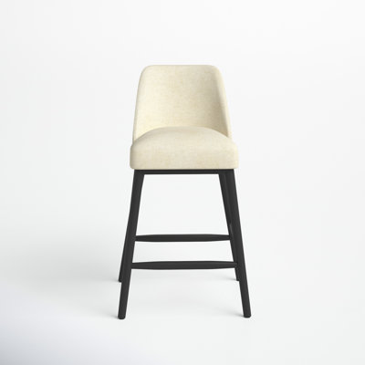 Fletcher Mid-Century Modern Stool in Milsap Canvas by Joss and Main