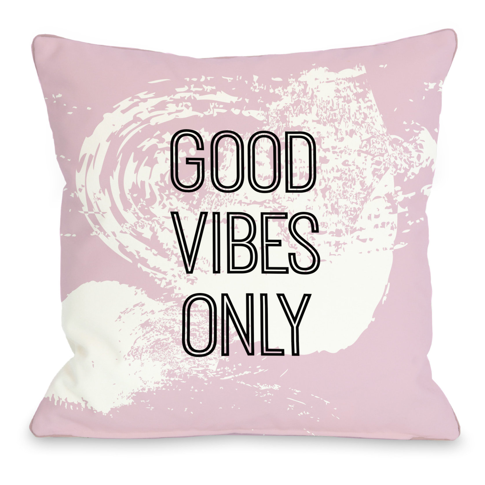 good vibes throw pillow