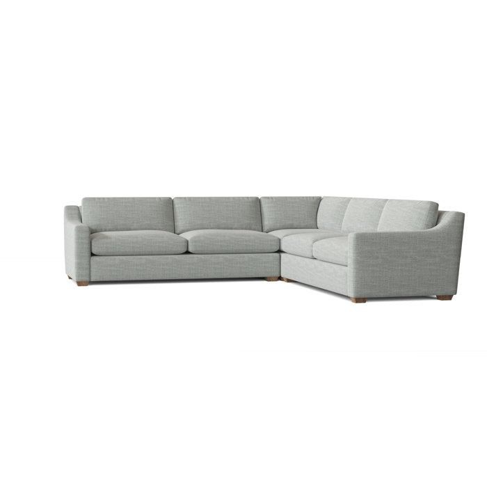 Joss and Main Melanie 133" Wide Symmetrical Corner Sectional
