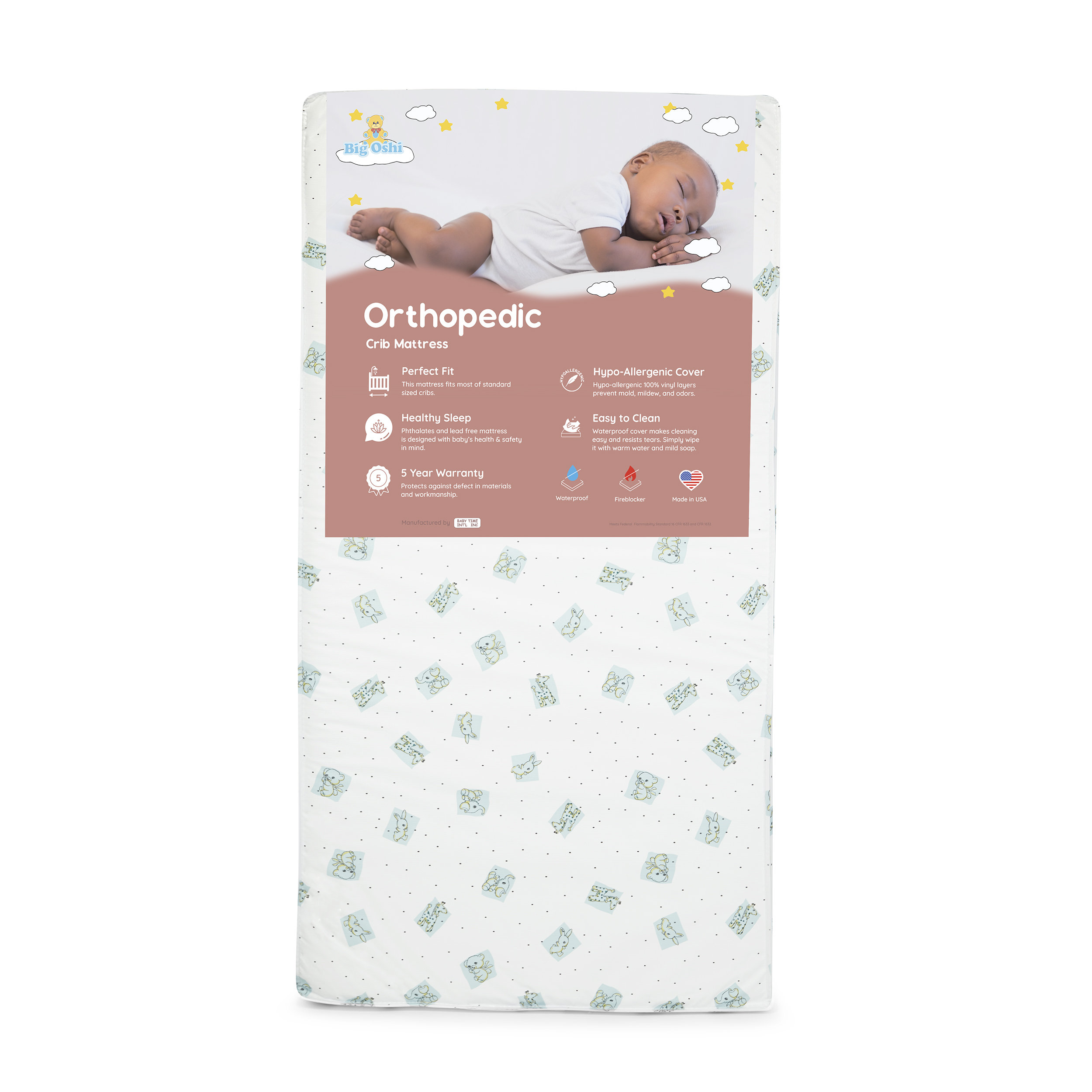 big oshi bassinet mattress