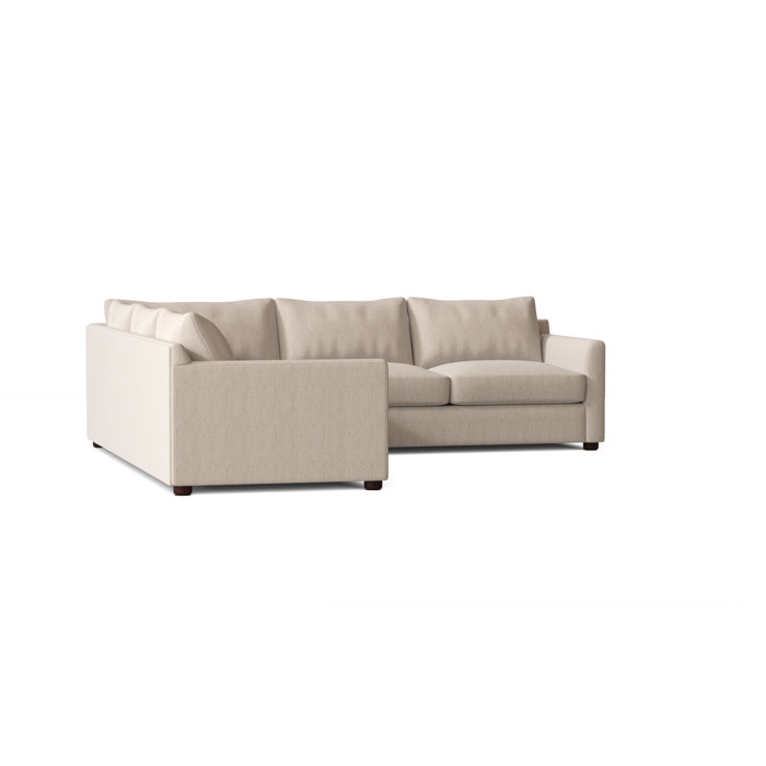 Wayfair Custom Upholstery Cecelia 95" Wide Corner Sectional