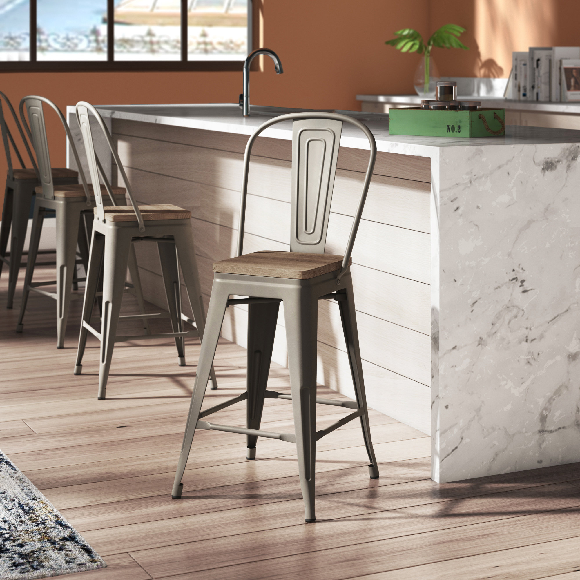 17 Stories Nala Counter & Bar Stool & Reviews Wayfair