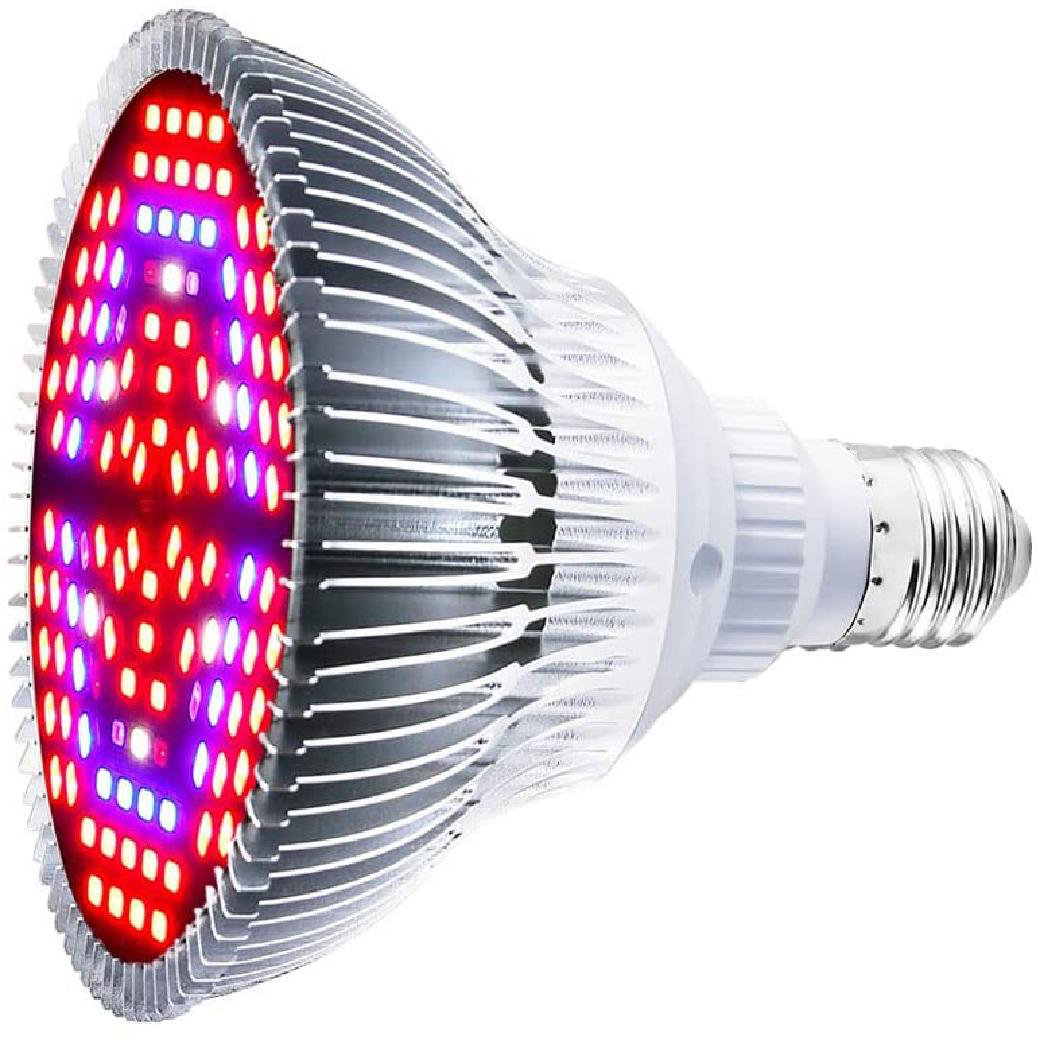 E27 LED Grow Plant Light Bulb Indoor Sunlike Full Spectrum Flower Veg Fruit Lamp 