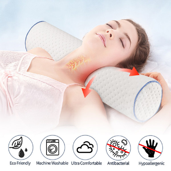 adjustable neck roll pillow