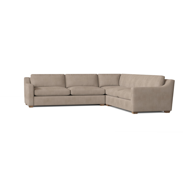 Joss and Main Melanie 133" Wide Symmetrical Corner Sectional