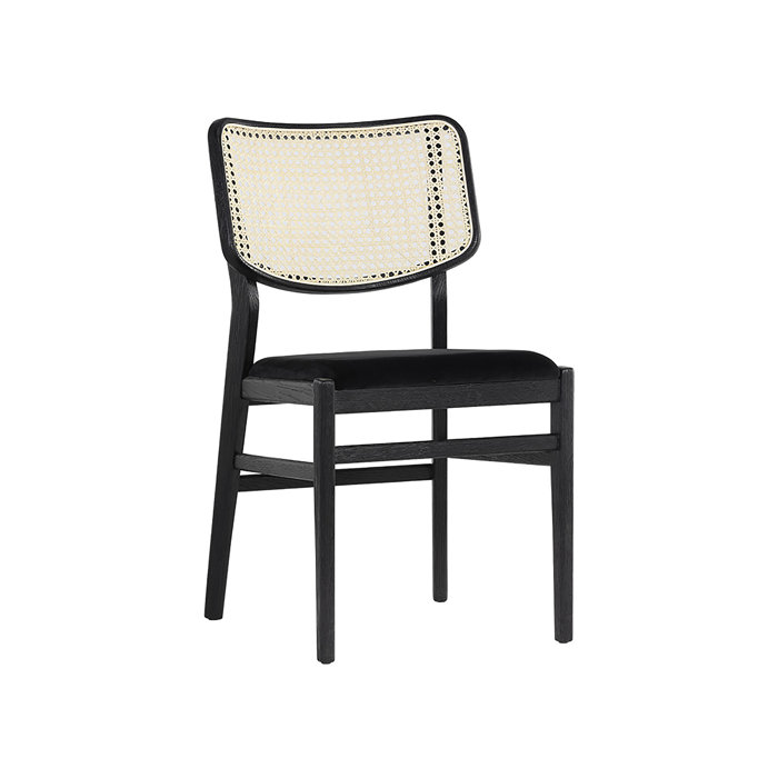 Joss and Main Nathanael Side Chair in Black