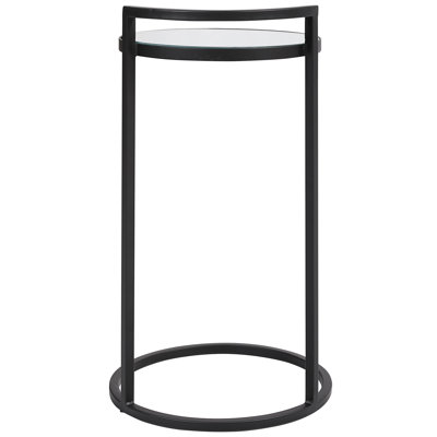 Polito Glass Frame End Table by Joss and Main