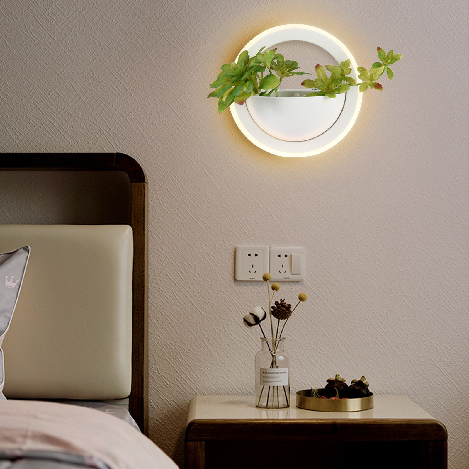 Creative Modern Acrylic LED Wall Lamps Aisle Bedroom Bedside Corridor Wall Light 