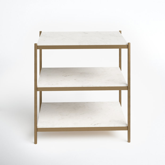 Wade Logan Feltault End Table with Storage