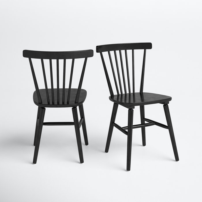 Joss and Main Shiloh Solid Wood Windsor Back Side Chair