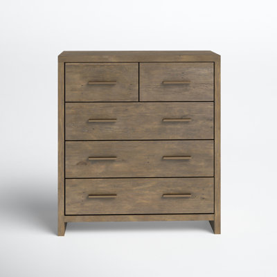 Nikolas 5 Drawer Dresser by Mercury Row