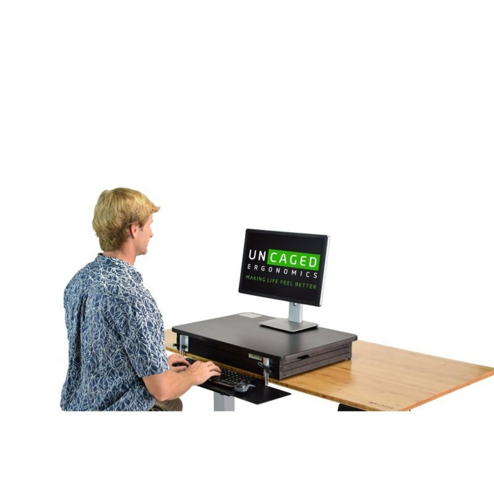 tall standing desk converter