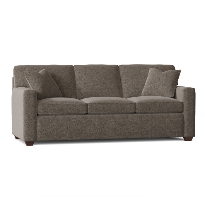Ebern Designs Lesley 87" Square Arm Sofa Bed with Reversible Cushions
